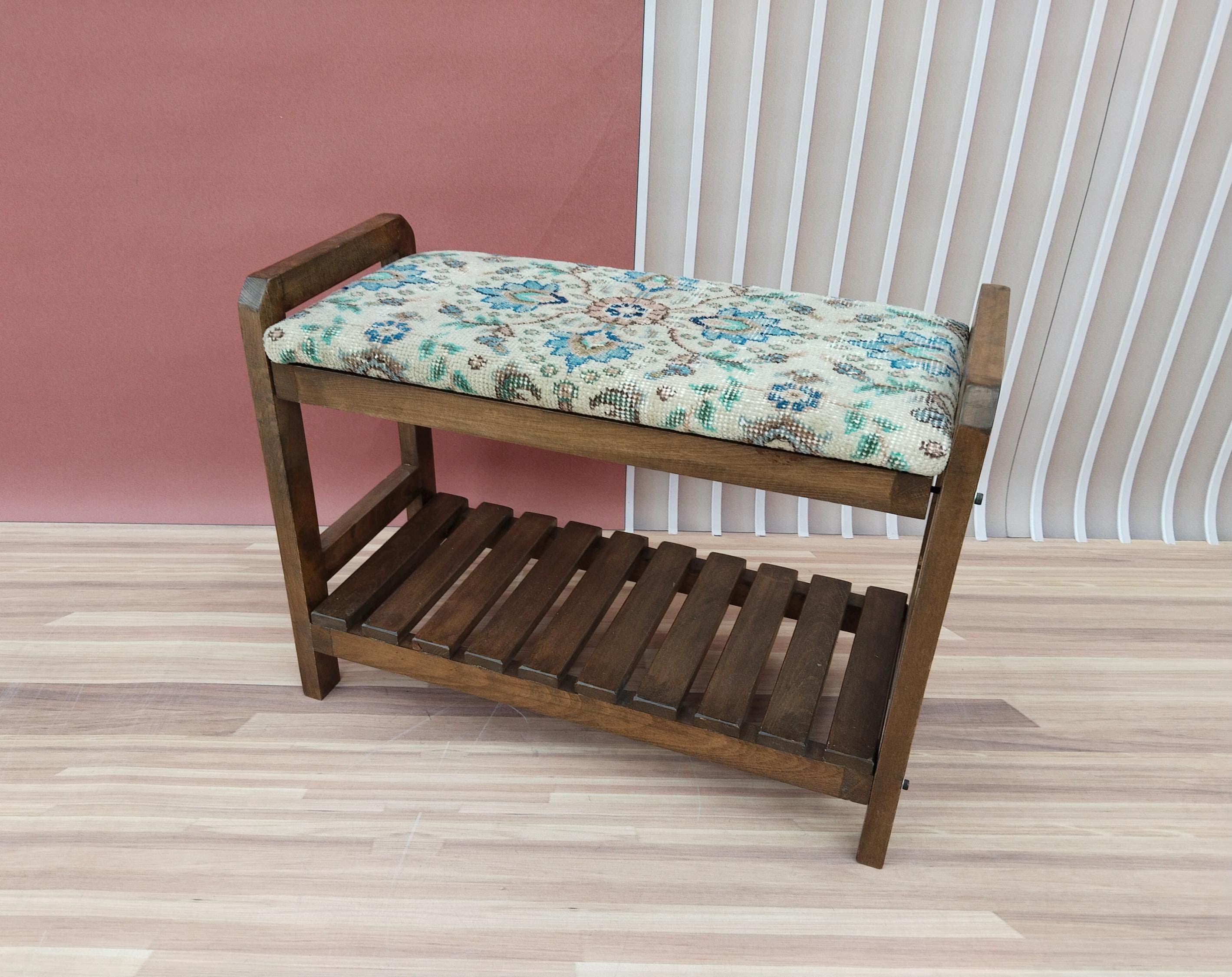 Hallway organizer, Shoe shelf bench, Multipurpose bench, Under stair storage, Ottoman for entry, Boot cabinet, Step for bed, RS Stepstool 40