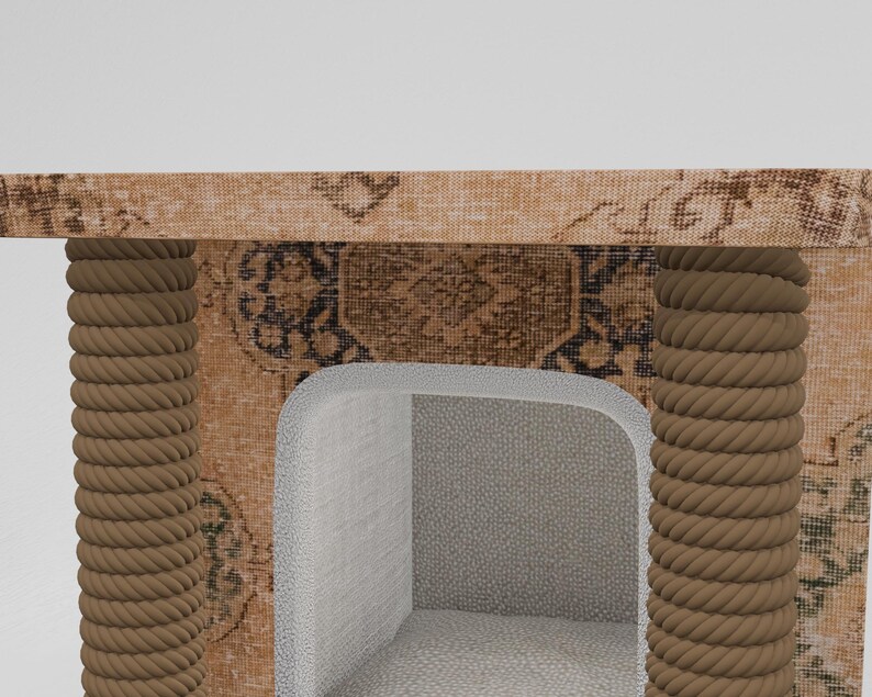Whimsical cat house, Pet safe furniture, Unique pet bed, Cozy hideaway, Aesthetic cat house, Playful accessories, Portable cat house