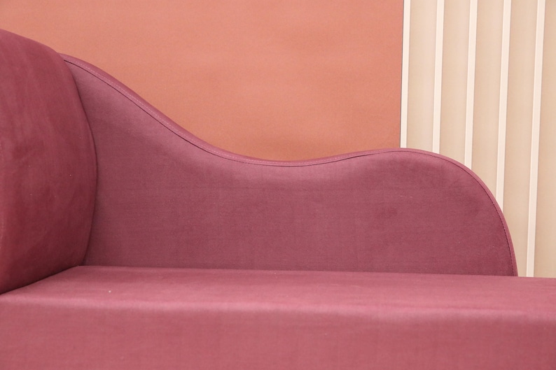 Wine red lounge, Swanky home decor, Romantic furniture, Fascinating daybed, Fireside cuddling sofa, Boho chaise lounge, Modern lounge chair