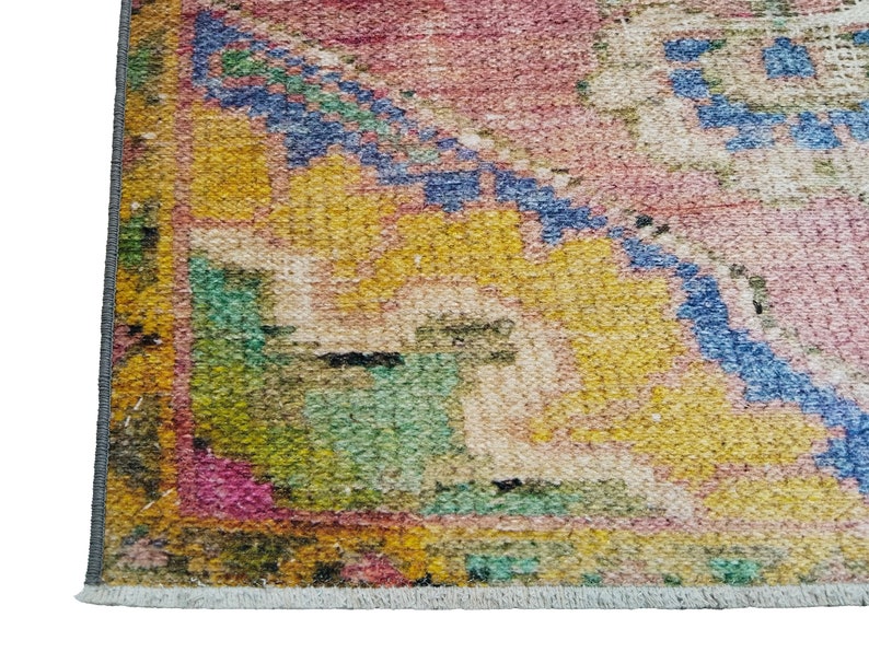 Entrway Rug, Hallway Rug, Ktichen Non-Slip Rug, Hand Tufted Rug, Chenille Cotton Rug, Long Size Rug, Area Rug, Machine Washable, Natural Rug