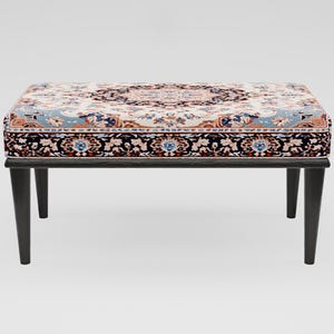 Bench with flowers, Functional bench, Printed bench, Outdoor bench, Fall decor bench, Farmhouse bench, Regular bench, Boho bench, RSB 44