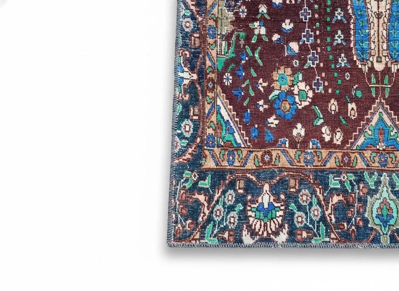 Office Gift For Home, Kitchen Rug, Indoor Non-Slip Rug, Dinigroom Rug, Chenille Cotton Rug, Premium Quality Rug, Washable Rug, Brown Rug