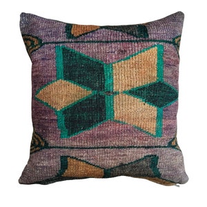 retro pillow, couch cushion, handmade pillow, aesthetic pillow, fabric throw pillow, oushak cushion, printed pillow, chic pillow, RS 929-0