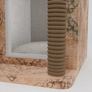 Whimsical cat house, Pet safe furniture, Unique pet bed, Cozy hideaway, Aesthetic cat house, Playful accessories, Portable cat house