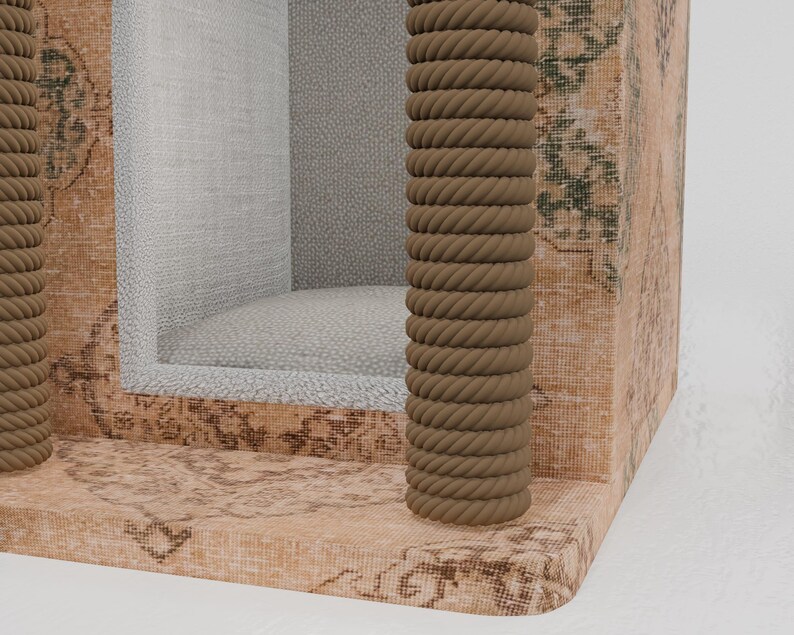 Whimsical cat house, Pet safe furniture, Unique pet bed, Cozy hideaway, Aesthetic cat house, Playful accessories, Portable cat house