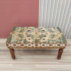 Yellow vintage bench, Industrial bench, Eclectic bench, Foyer hall bench, Rustic mid table, Durable seating, Strong shoe bench, RSB 275