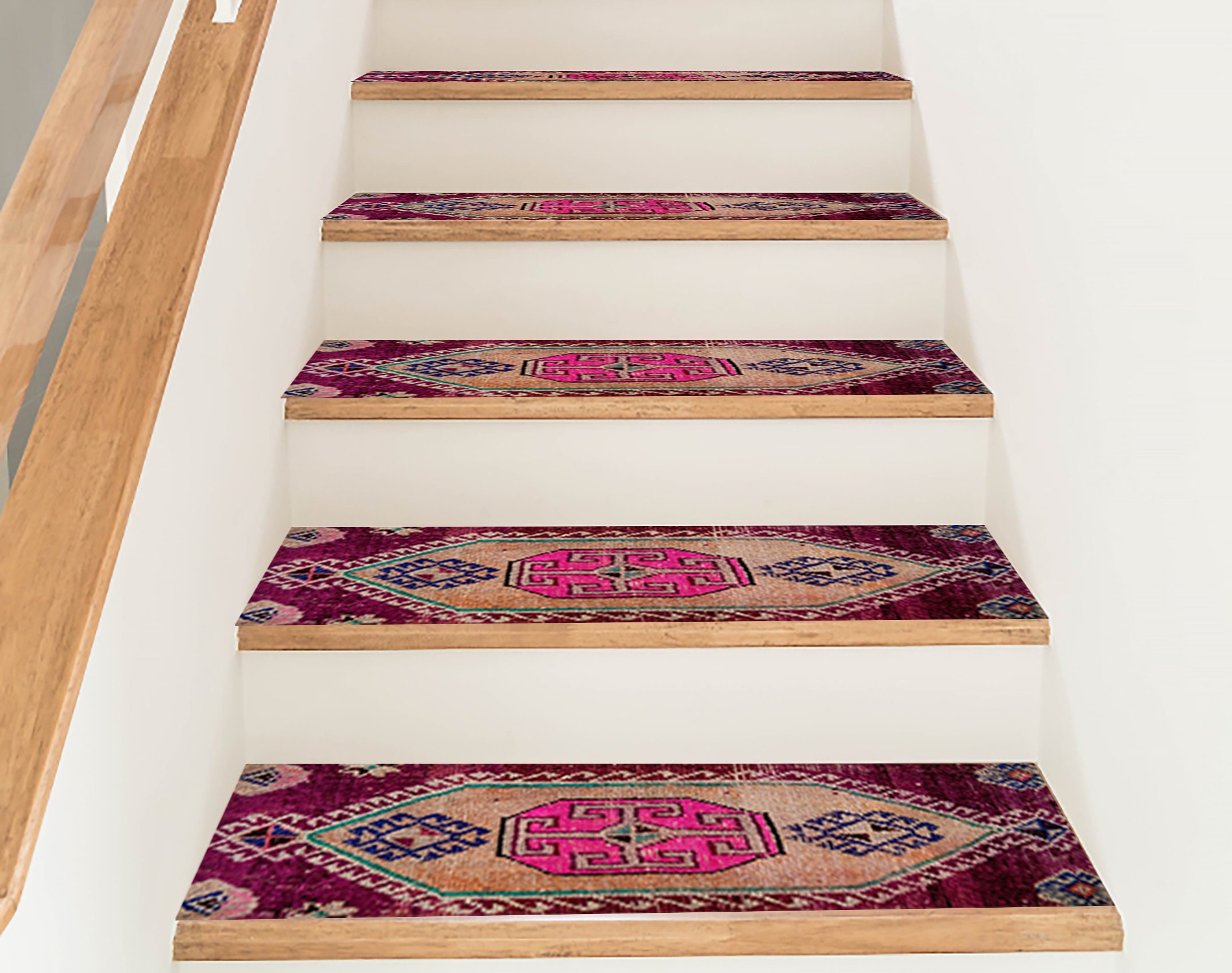 Stair Treads Layer, Traditional Rug, Anti-slip Stair Mat, Soft Surface ...