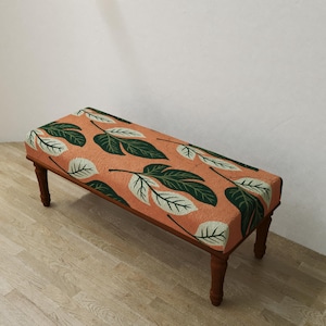 Tropical bench, Island living decor, Doorway seating, Bench plant stand, Multipurpose stool, Modern shoe bench, Ottoman furniture, RSB 410