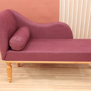 Wine red lounge, Swanky home decor, Romantic furniture, Fascinating daybed, Fireside cuddling sofa, Boho chaise lounge, Modern lounge chair