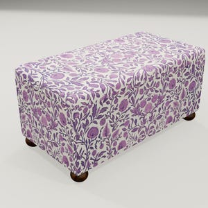 Bohemian storage bench, Ottoman bench, Eclectic bench, Floral bench, Ethnic bench, Versatile bench, Luxury bench, Saloon retro bench RS 230