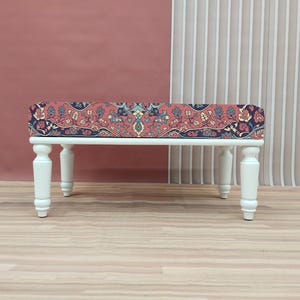 Ethnic design bench, Accent ottoman bench, Hallway organizer, Modern shoe bench, End of bed bench, Wooden furniture, Handmade bench, RSB 316