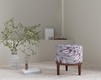 Living room decor, Classic footstool, Aesthetic furniture, Round dining chair, Premium pouf stool, Elegant mid table, Ottoman bench, RS 500