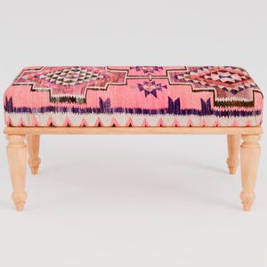 Wood work bench, Pink bench, Piano bench, Sitting bench, Dining bench, Kitchen bench, Entry bench, Hallway bench, Tufted bench, RSB 66