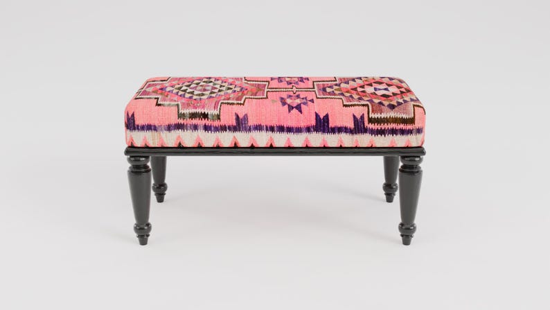 Wood work bench, Pink bench, Piano bench, Sitting bench, Dining bench, Kitchen bench, Entry bench, Hallway bench, Tufted bench, RSB 66