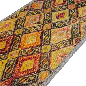 rug stair mat, washable rug, stair treads mat, bohemian rug, easy to clean rug, runner rug, non slip rug, anti-slip stair rug, RS 663-0 Active Restock requests: 0
Phot