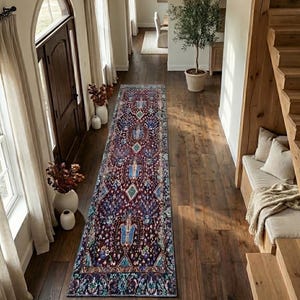 Office Gift For Home, Kitchen Rug, Indoor Non-Slip Rug, Dinigroom Rug, Chenille Cotton Rug, Premium Quality Rug, Washable Rug, Brown Rug