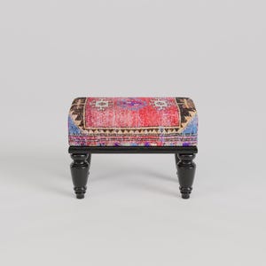 Pink Bench, Tiny Bedroom Stool, Vanity Chair, Makeup Stool, Decorative ...
