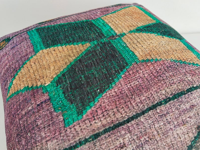 retro pillow, couch cushion, handmade pillow, aesthetic pillow, fabric throw pillow, oushak cushion, printed pillow, chic pillow, RS 929-0