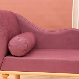 Wine red lounge, Swanky home decor, Romantic furniture, Fascinating daybed, Fireside cuddling sofa, Boho chaise lounge, Modern lounge chair