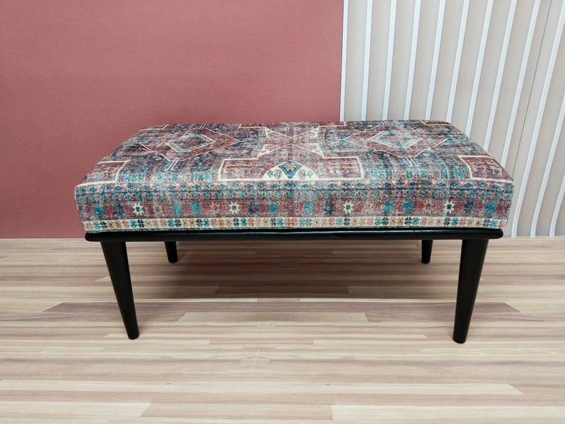 Primitive bench, Hallway bench, Accent bench, Upholstered bench, Ottoman bench, Bedroom furniture, Dining bench, Turkish bench, RSB 01