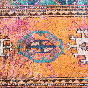 Ethnic Rug, Turkish Cotton Rug, Gothic Rug, Chenille Cotton Rug, Bathroom Rug, Long Size Rug, Non-Slip, Machine Washable, Traditional Rug