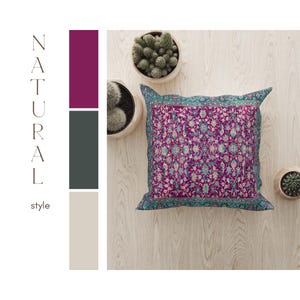 throw pillow, sofa fabric pillow, farmhouse pillow, ethnic pillow, soft pillow, rustic pillow, pillow cover, decor pillow, RS 03-05