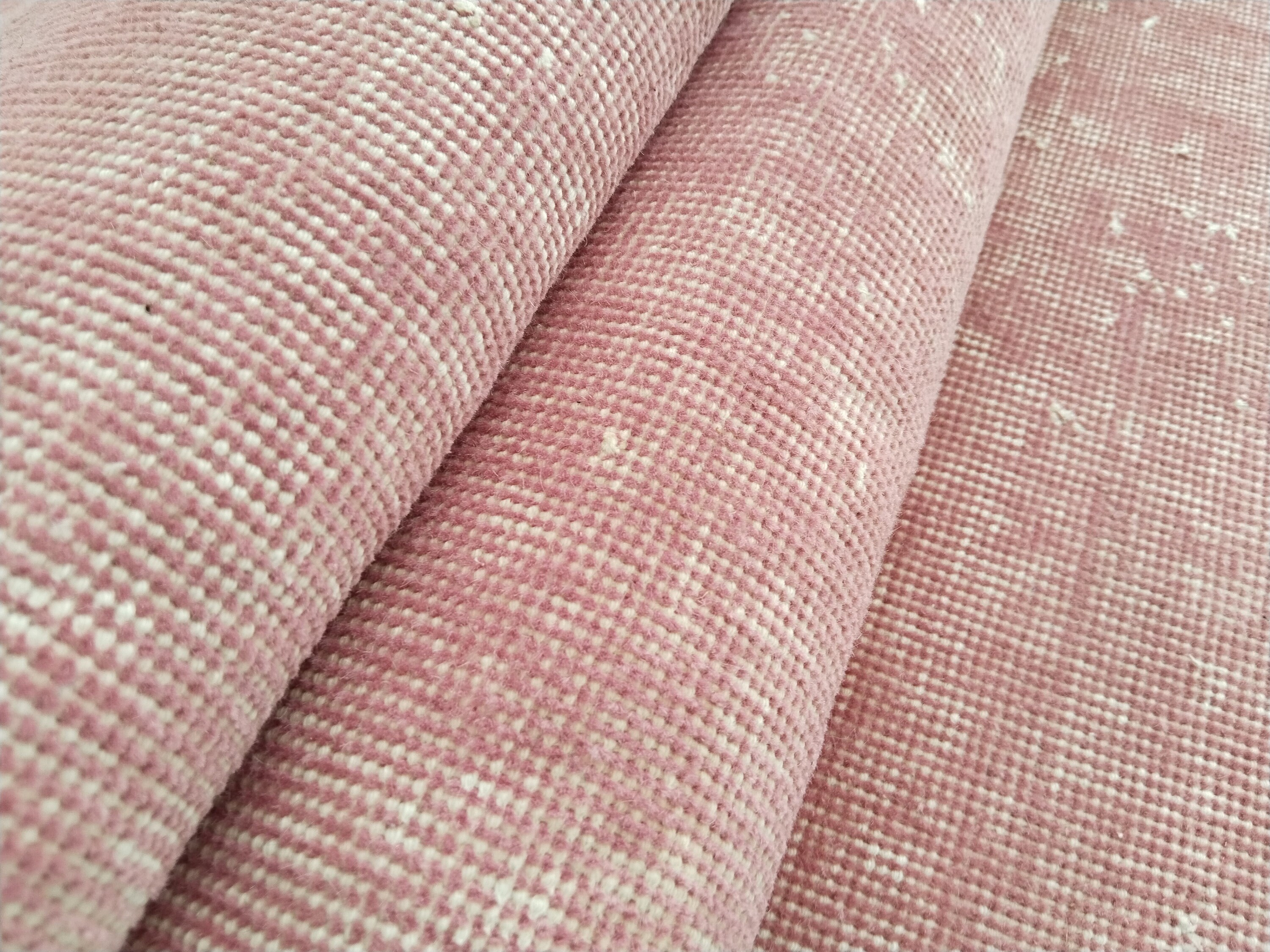 Blush Color Rug Bath Mat Cute Low Pile Rug Solid Rug Etsy