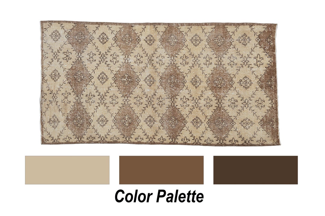 Earth Tone Rug Neutral Color Rug Bohemian Rug Wool Rug Etsy