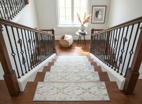stair rug, non-slip stair, anatolian step rug, non-slip rug, stair easy to clean, stair mat, rug runners, runner rug, stair treads,RS 27-0