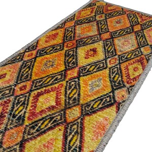 rug stair mat, washable rug, stair treads mat, bohemian rug, easy to clean rug, runner rug, non slip rug, anti-slip stair rug, RS 663-0 Active Restock requests: 0
Phot