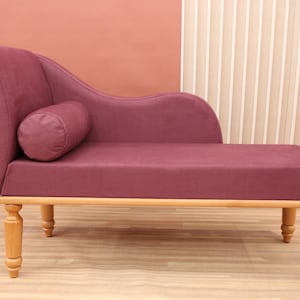 Wine red lounge, Swanky home decor, Romantic furniture, Fascinating daybed, Fireside cuddling sofa, Boho chaise lounge, Modern lounge chair