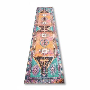 Ethnic Rug, Turkish Cotton Rug, Gothic Rug, Chenille Cotton Rug, Bathroom Rug, Long Size Rug, Non-Slip, Machine Washable, Traditional Rug