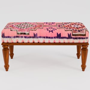 Wood work bench, Pink bench, Piano bench, Sitting bench, Dining bench, Kitchen bench, Entry bench, Hallway bench, Tufted bench, RSB 66
