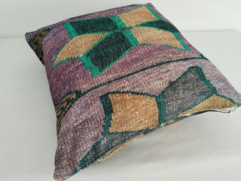 retro pillow, couch cushion, handmade pillow, aesthetic pillow, fabric throw pillow, oushak cushion, printed pillow, chic pillow, RS 929-0