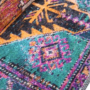 Ethnic Rug, Turkish Cotton Rug, Gothic Rug, Chenille Cotton Rug, Bathroom Rug, Long Size Rug, Non-Slip, Machine Washable, Traditional Rug