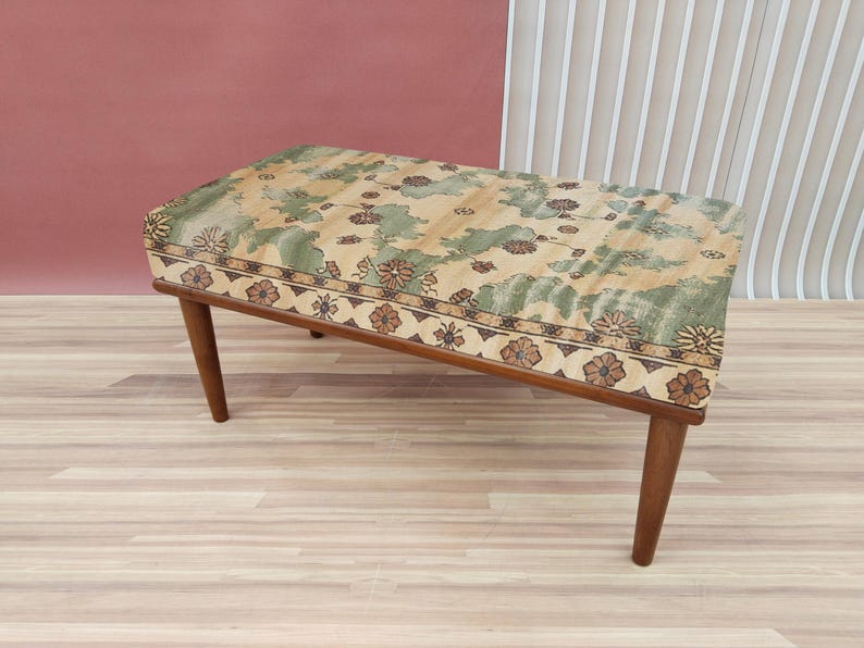 Yellow vintage bench, Industrial bench, Eclectic bench, Foyer hall bench, Rustic mid table, Durable seating, Strong shoe bench, RSB 275