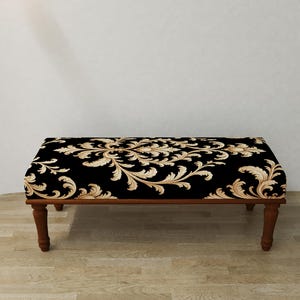 Gothic bench, Nomadic furniture, Victorian style seat, Kitchen table chair, Artistic home decor, Decorative bench, Bedside table, RSB 396