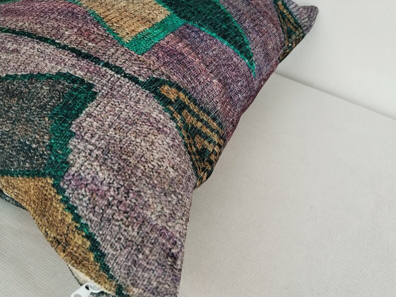 retro pillow, couch cushion, handmade pillow, aesthetic pillow, fabric throw pillow, oushak cushion, printed pillow, chic pillow, RS 929-0