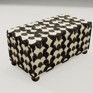 Elegant bench, Cozy ottoman bench, Storage bench, Classic bench, Bohemian bench, Regular bench, Daily use bench, Bench for saloon RS 119