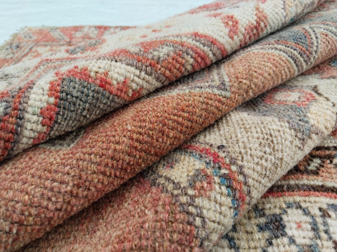Used Rugs Small Traditional Rug, Short Pile Rug, Hall Rug, Turkish Wool Rug, Porch Rug ...