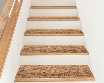 oushak runner, non-slip stair runner, modern step rug, non-slip rug, easy to clean, stair mat, rug runners, runner rug, stair treads,RS 20-0