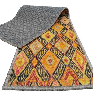 rug stair mat, washable rug, stair treads mat, bohemian rug, easy to clean rug, runner rug, non slip rug, anti-slip stair rug, RS 663-0 Active Restock requests: 0
Phot