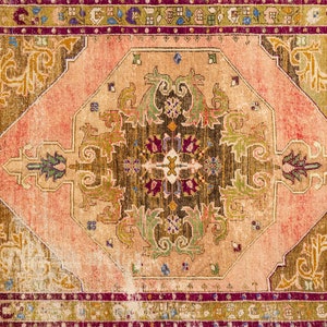 Entry Rug, Hallway Rug, Modern Non-Slip Rug, Oushak Rug, Chenille Cotton Rug, Bathroom Rug, Kitchen Rug, Machine Washable, Traditional Rug
