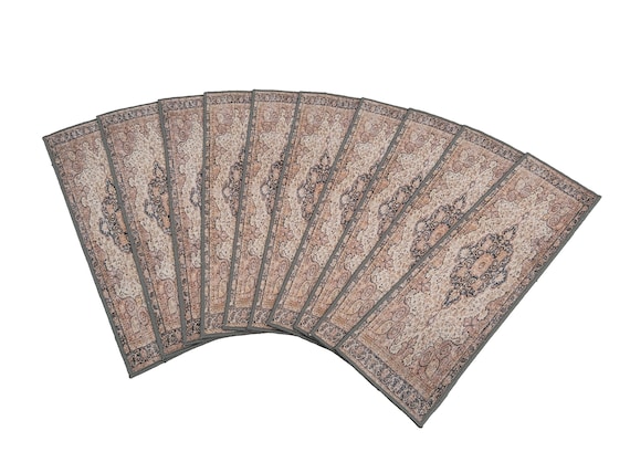 machine washable rug, stair treads mat, bohemian rug, easy to clean rug, washable runner rug, non slip rug, anti-slip stair rug, RS 446-0