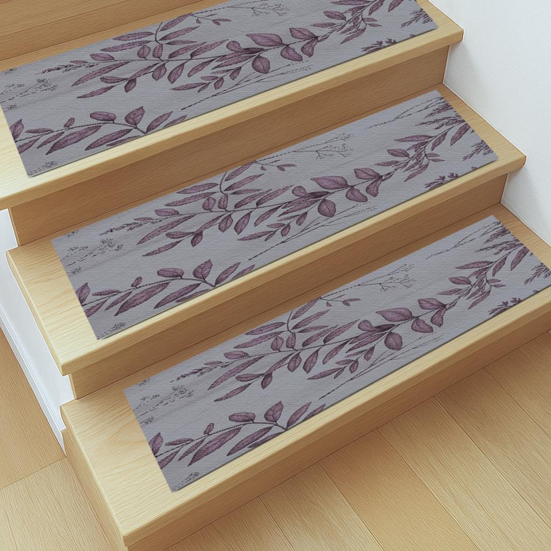 Short Rug For Step Winter Inspired Rug, Versatile Step Mat, Doorway Runner Rug, Short Pile ...