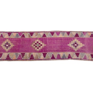 Pink Hallway Rug Patterns Long Size Rug, Pink Hallway Rug, Kitchen Rug,antique Rug, Worn Rug ...