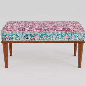 Pink Kilim Rug Bench, Backyard Bench, Hall Way Bench, Shoe Rack Bench ...