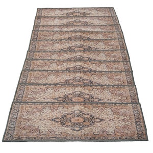 machine washable rug, stair treads mat, bohemian rug, easy to clean rug, washable runner rug, non slip rug, anti-slip stair rug, RS 446-0