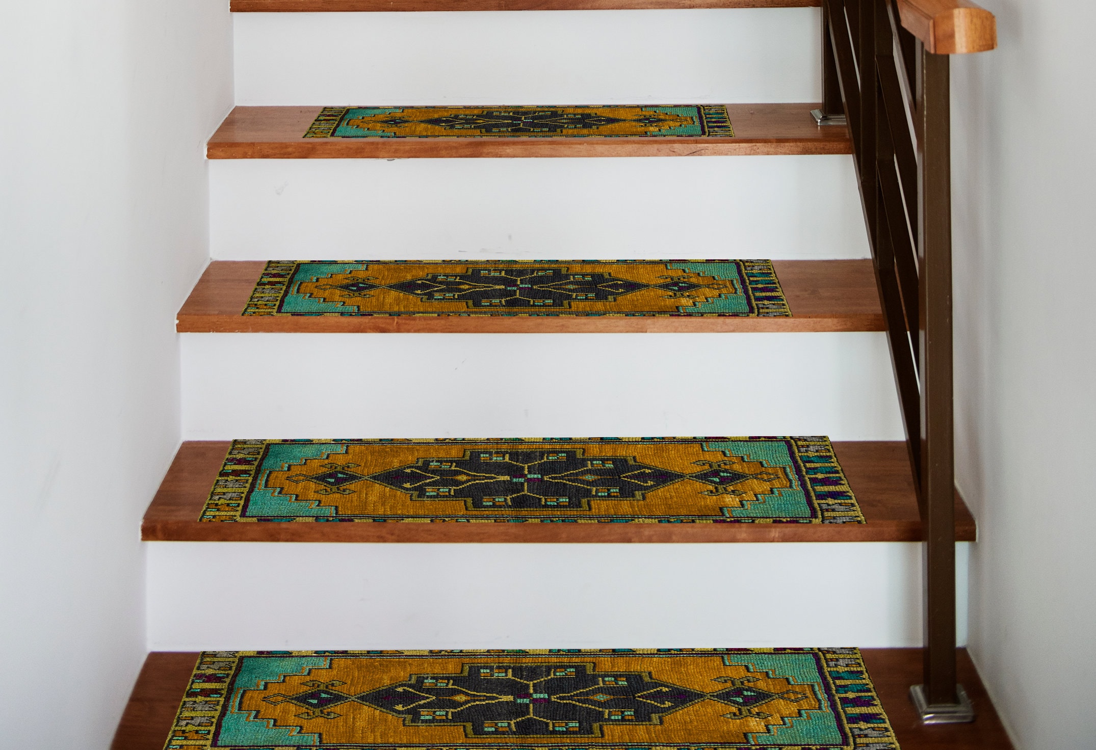 Stair Step Set, Traditional Rug, Decorative Rug, Stair Treads Rug, Anti ...