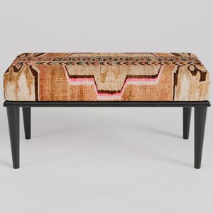 Handmade furniture, Ottoman bench, End of bed bench, Upholstered bench, Living room bench, Sitting bench, Hallway bench, Piano bench, RSB 50